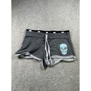No Boundaries Shorts Womens Large 11-13 Skull Graphic Lounge Active Casual‎